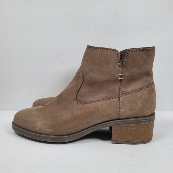 Earth Women's Brown Suede Side-Zip Ankle Boots US Size 10M - Picture 2 of 11